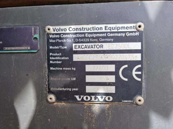 excavadora de cadenas Volvo
